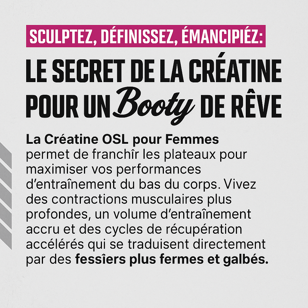 RYSEN - Monohydrate de créatine pour femmes (sans saveur)